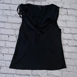 Banana Republic black sleeveless top size small